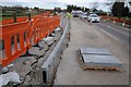 SO8540 : Roadworks on the A4104 at Upton-upon-Severn by Philip Halling