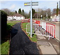 ST2993 : New footpath on the west side of Green Willows, Oakfield, Cwmbran by Jaggery