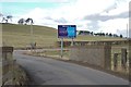 NT0637 : Regional boundary at Spittal Burn bridge by Jim Barton