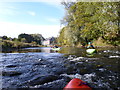 NZ2743 : Starting the Durham to Finchale section of the River Wear in low water by Andy Waddington