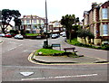 SX8960 : Bench on a triangle, Paignton by Jaggery