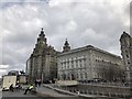 SJ3390 : Royal Liver and Cunard Buildings by Jonathan Hutchins