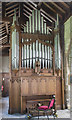 SK7288 : Organ, St Peter's church, Clayworth by Julian P Guffogg