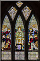 SK7288 : Stained glass window, St Peter's church, Clayworth by Julian P Guffogg