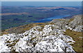 SH8624 : Extensive quartz outcrop and view north by Andrew Hill