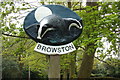 TG4901 : Browston Village Sign by Geographer