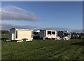 SJ7563 : Mobile catering vans at Bradwall Horse Trials by Jonathan Hutchins