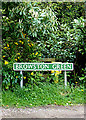 TG4901 : Browston Green sign by Geographer