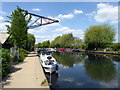 TQ3488 : Disused Crane on Lee Navigation by PAUL FARMER