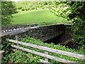 SO1824 : Stone bridge over Rhiangoll, Cwmdu, Powys by Jaggery