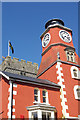 SM9801 : Clock Tower and St Mary's Church, Pembroke by Stephen McKay