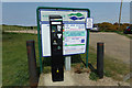 TM4762 : Sizewell Beach Car Park pay machine by Geographer