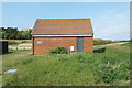 TM4762 : Public Conveniences on Sizewell Beach by Geographer