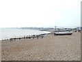 TQ6504 : Shingle beach at Pevensey Bay by Malc McDonald