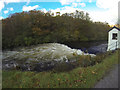 NM7682 : Gauging weir on the River Ailort by Andy Waddington