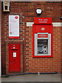 SE6204 : Post box and ATM on Church Street, Armthorpe by Ian S