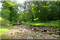 NY8922 : Convenient crossing point on Wemmergill Beck by Andy Waddington