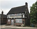 SJ7950 : The Butchers Arms, Audley - closed and shuttered by Jonathan Hutchins