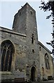 SO8729 : Deerhurst - St Mary's church - western façade by Rob Farrow