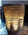 SO8729 : Deerhurst - St Mary's - Interior - Font by Rob Farrow