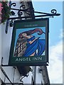 SK6287 : The sign of the Angel Inn by David Lally