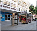 ST3187 : BT phonebox and The Fruit Machine, Commercial Street, Newport by Jaggery