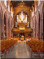 SJ8398 : Manchester Cathedral Nave,  Screen and Stoller Organ by David Dixon