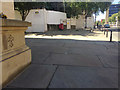 SE3320 : Large stone flags in front of Wakefield Town Hall, Wood Street by Robin Stott