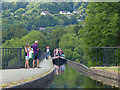 SJ2742 : On the Pontcysyllte Aqueduct by Robin Drayton