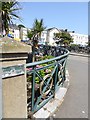 SX9676 : Plaque on Jubilee Bridge, Dawlish by David Smith