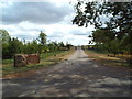 SP8070 : Driveway to Hannington Lodge, Northamptonshire by Malc McDonald