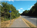 SP8075 : Cycle path near Mawsley Village by Malc McDonald