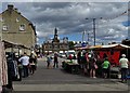 SK0573 : Buxton marketplace - looking to The Town Hall by Neil Theasby