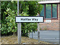 TL8426 : Halifax Way sign by Geographer