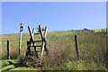 SH7143 : Stile and footpath to Ty-nant-y-beddau by Jeff Buck