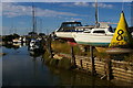 TM2522 : Yacht moorings at Walton-on-the-Naze by Christopher Hilton