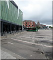 ST3188 : Quiet Newport bus stations on a Sunday by Jaggery