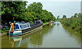 SP6282 : Working narrowboat near North Kilworth in Northamptonshire by Roger  D Kidd