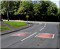 ST1989 : Addison Way speed bumps near a junction, Graig-y-rhacca by Jaggery