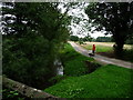 SE4172 : Walking the dog along the bridleway at Bat Bridge by Christine Johnstone