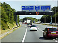 SP1272 : Eastbound M42 approaching the M40/M42 Interchange by David Dixon