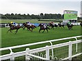 SK6100 : Leicester Racecourse - Inside the final furlong by Richard Humphrey