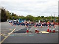 SJ8990 : Roadworks on Great Portwood Street by Gerald England