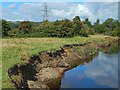 NS3977 : River bank at Sandyholme by Lairich Rig