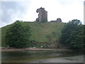 NO6851 : River cliff on the outer bank of the River Lunan at Red Castle by Adrian Diack