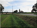 TL8899 : Peddars  Way  on  field  edge  footpath  toward  crossroads by Martin Dawes