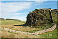 NY7567 : Most westerly rocks of Peel Crags by Trevor Littlewood