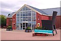 SU8038 : Entrance to the Country Market, Bordon, Hampshire 180918 by John P Reeves