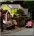 SS9391 : Yellow house and red van, Coronation Street, Wyndham by Jaggery