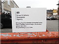 TL0507 : Notice outside former Driving Test Centre, Hemel Hempstead by David Hillas